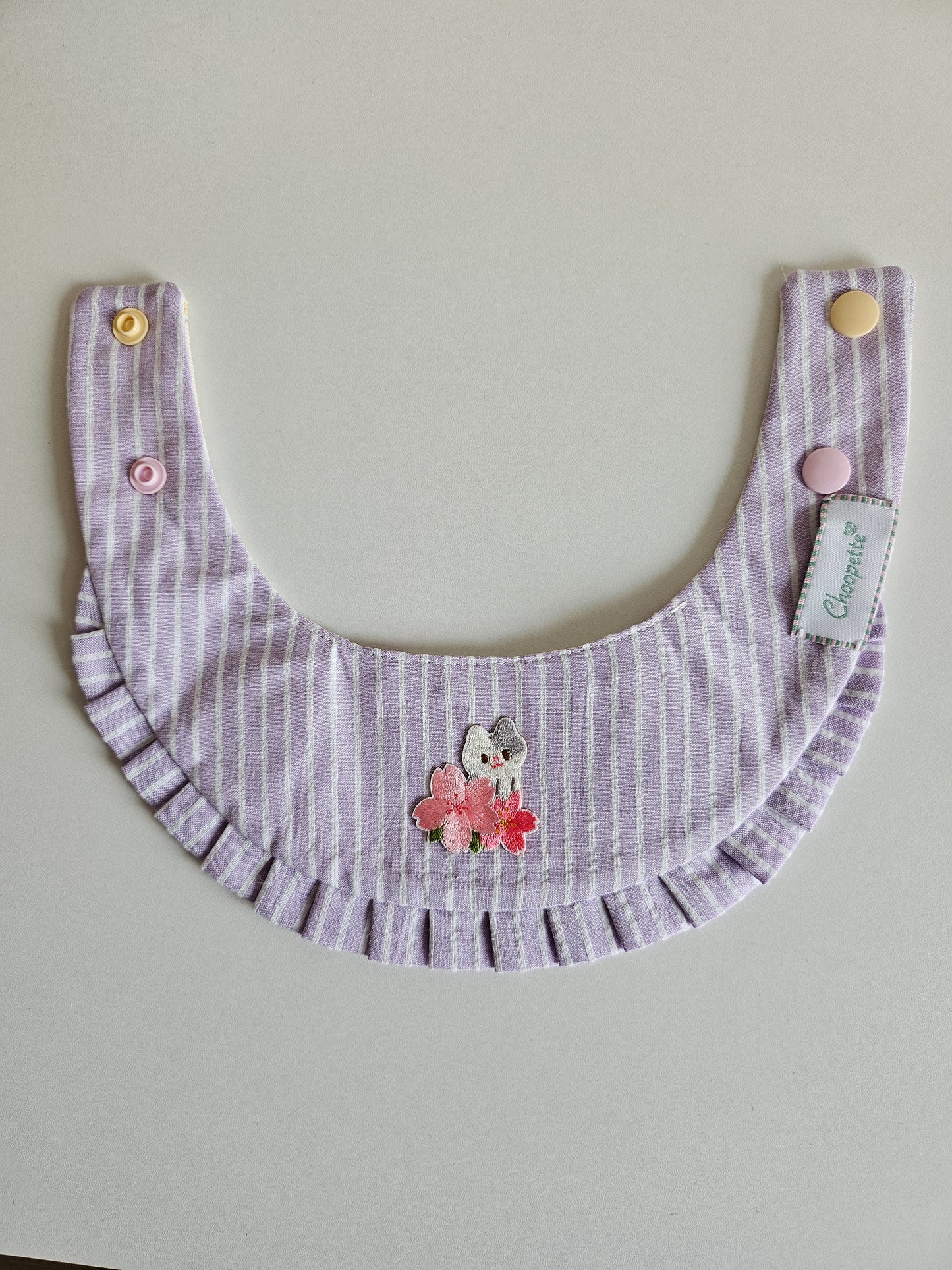 Lilac blossom Pet Bandana (reversible)