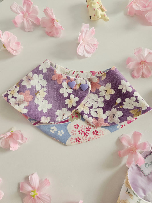 Sakura Pet Bandana (reversible)