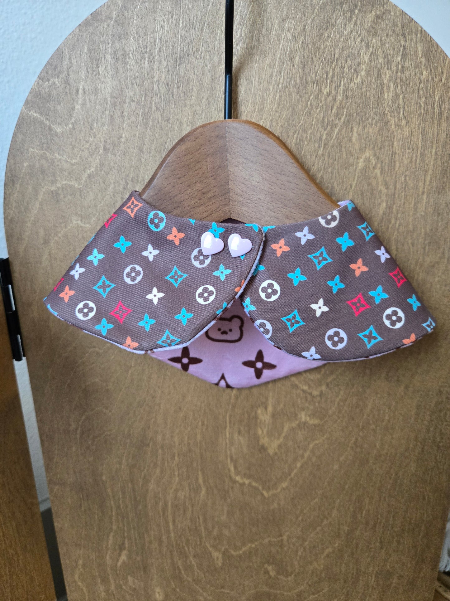 Louis Meowton Pet Bandana (reversible 4-way wear)