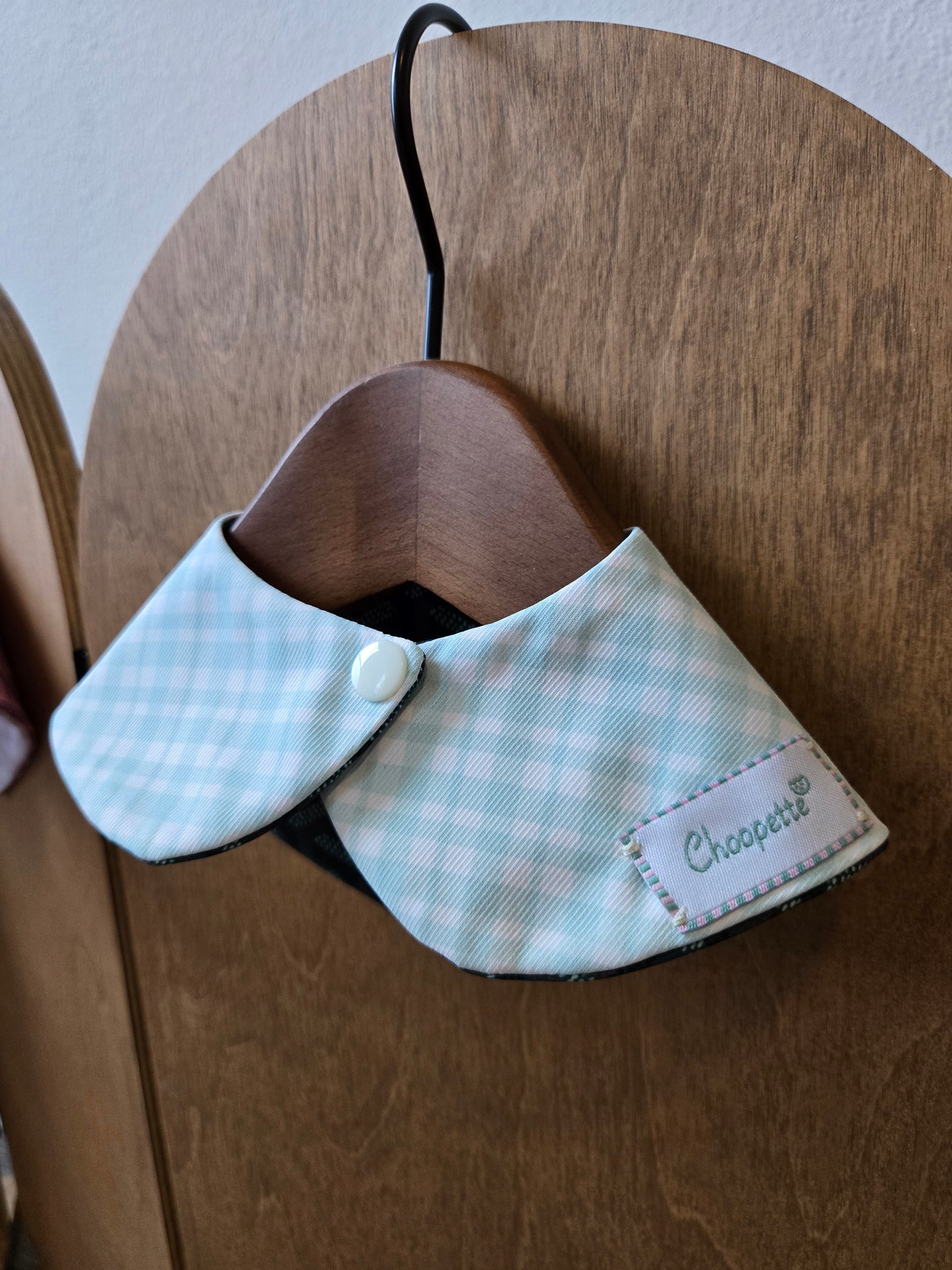 Grrryard Green Pet Bandana (reversible 4-way wear)