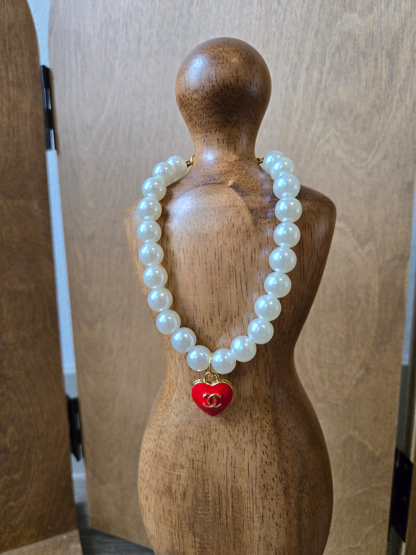 Chameowl Red Pet Necklace