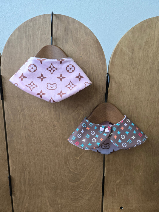 Louis Meowton Pet Bandana (reversible 4-way wear)