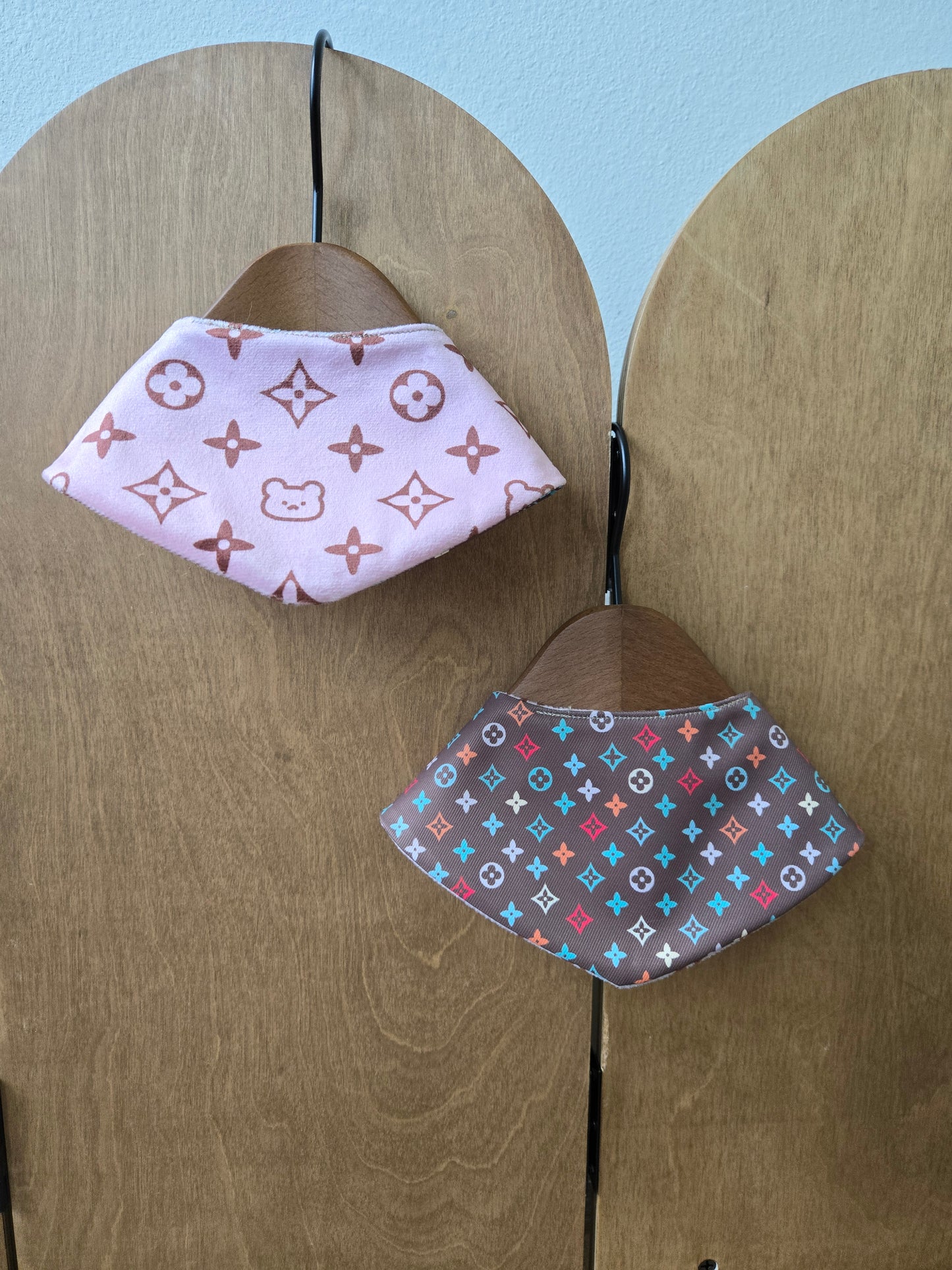 Louis Meowton Pet Bandana (reversible 4-way wear)