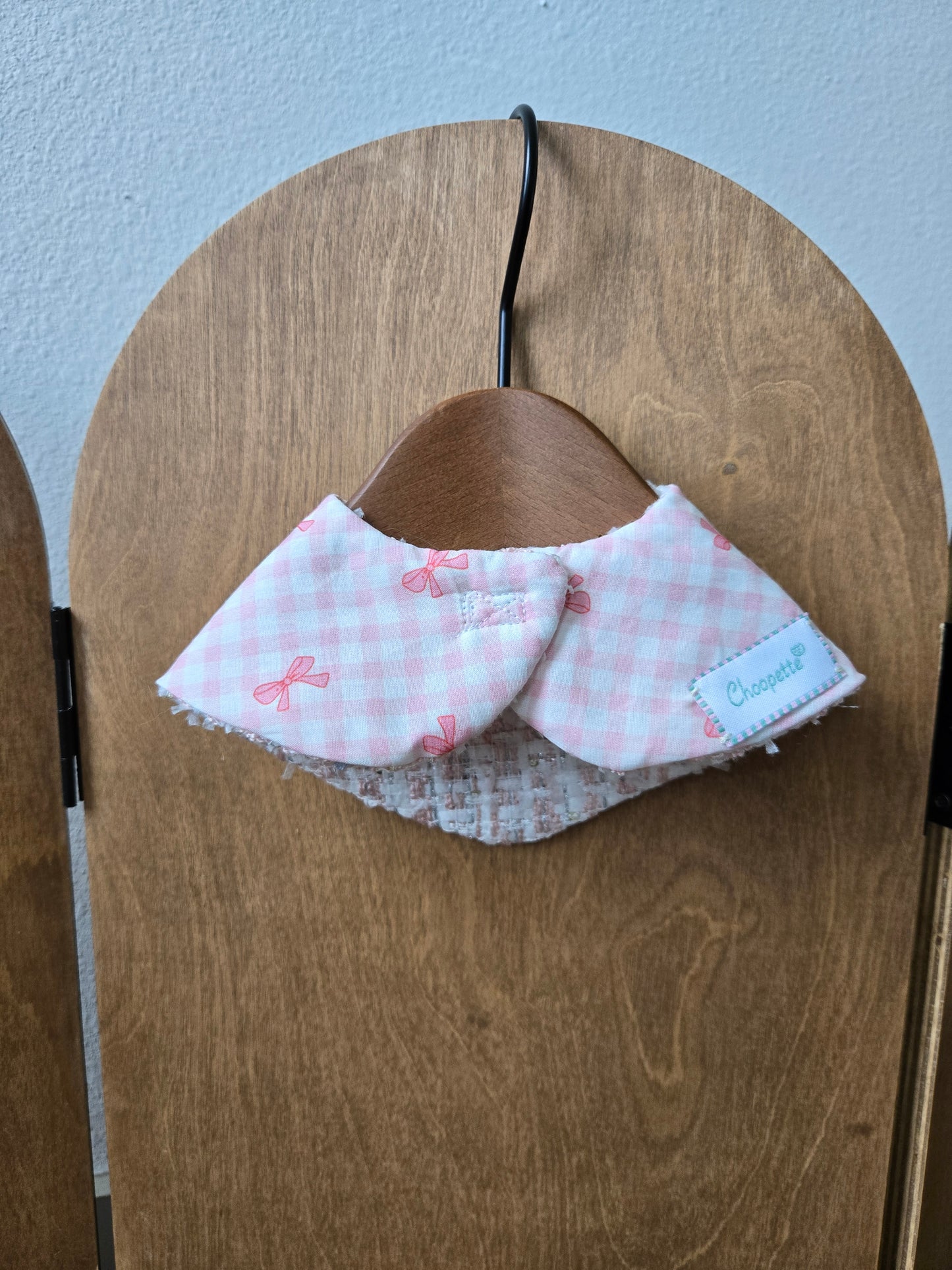 Chameowl Pink Pet Bandana (reversible 4-way wear)