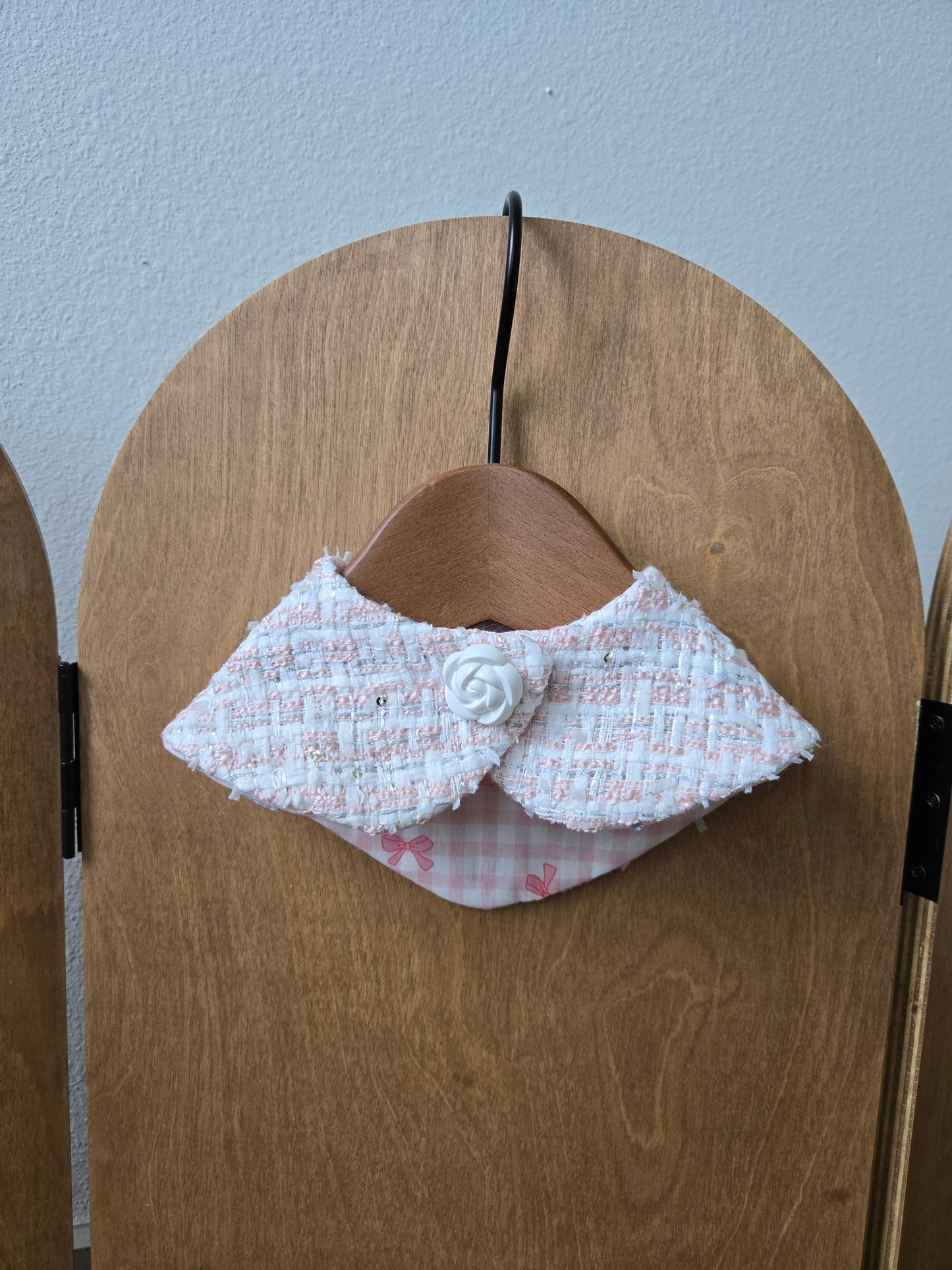 Chameowl Pink Pet Bandana (reversible 4-way wear)
