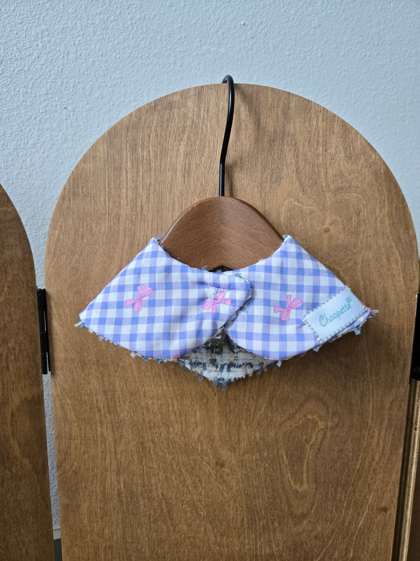 Chameowl Blue Pet Bandana (reversible 4-way wear)