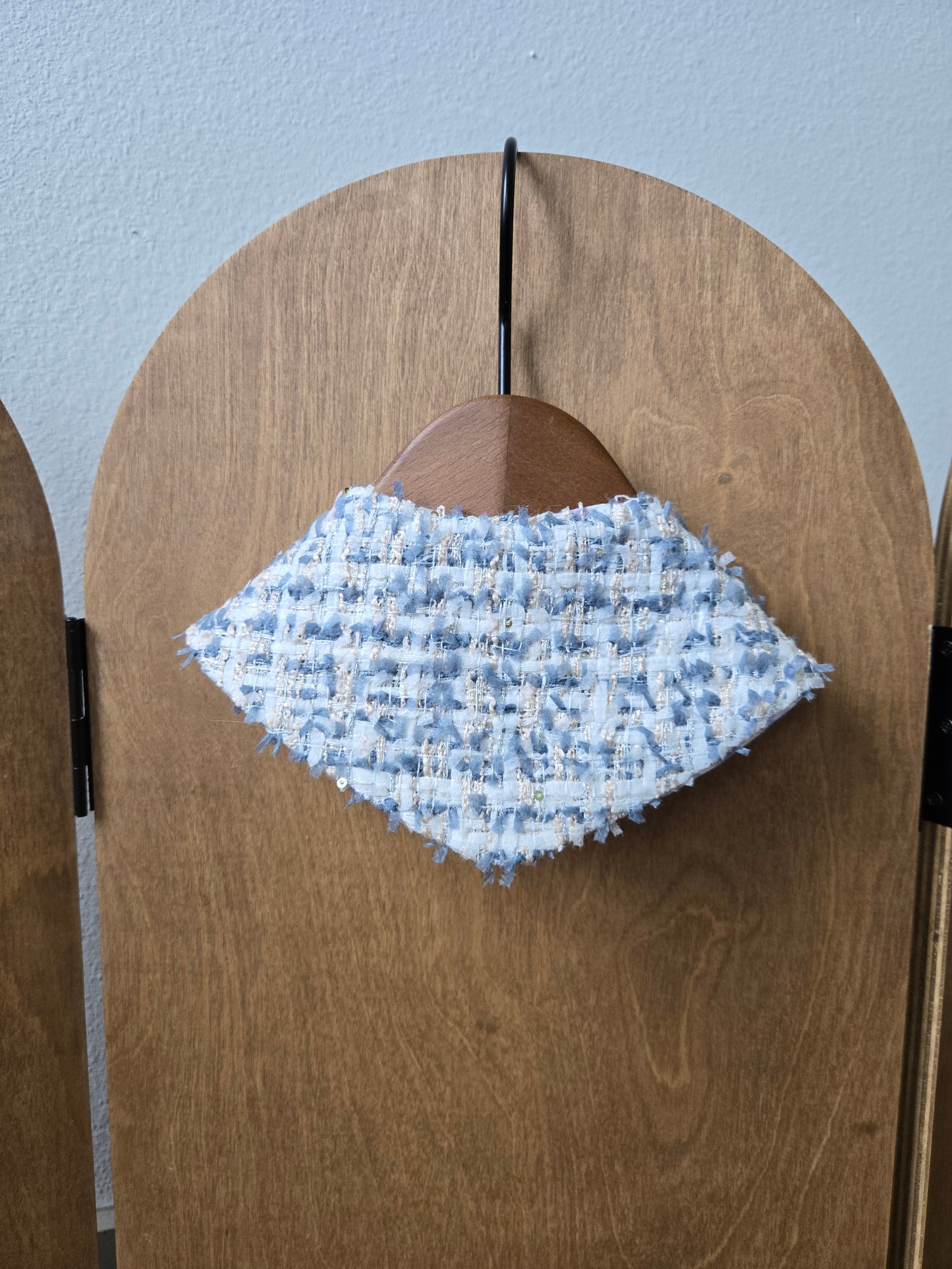 Chameowl Blue Pet Bandana (reversible 4-way wear)