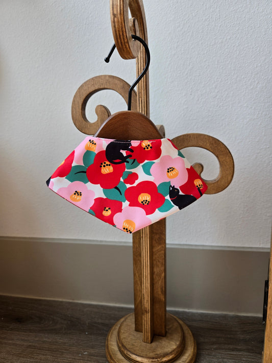 Picnic in Bloom Pet Bandana (reversible 4-way wear)