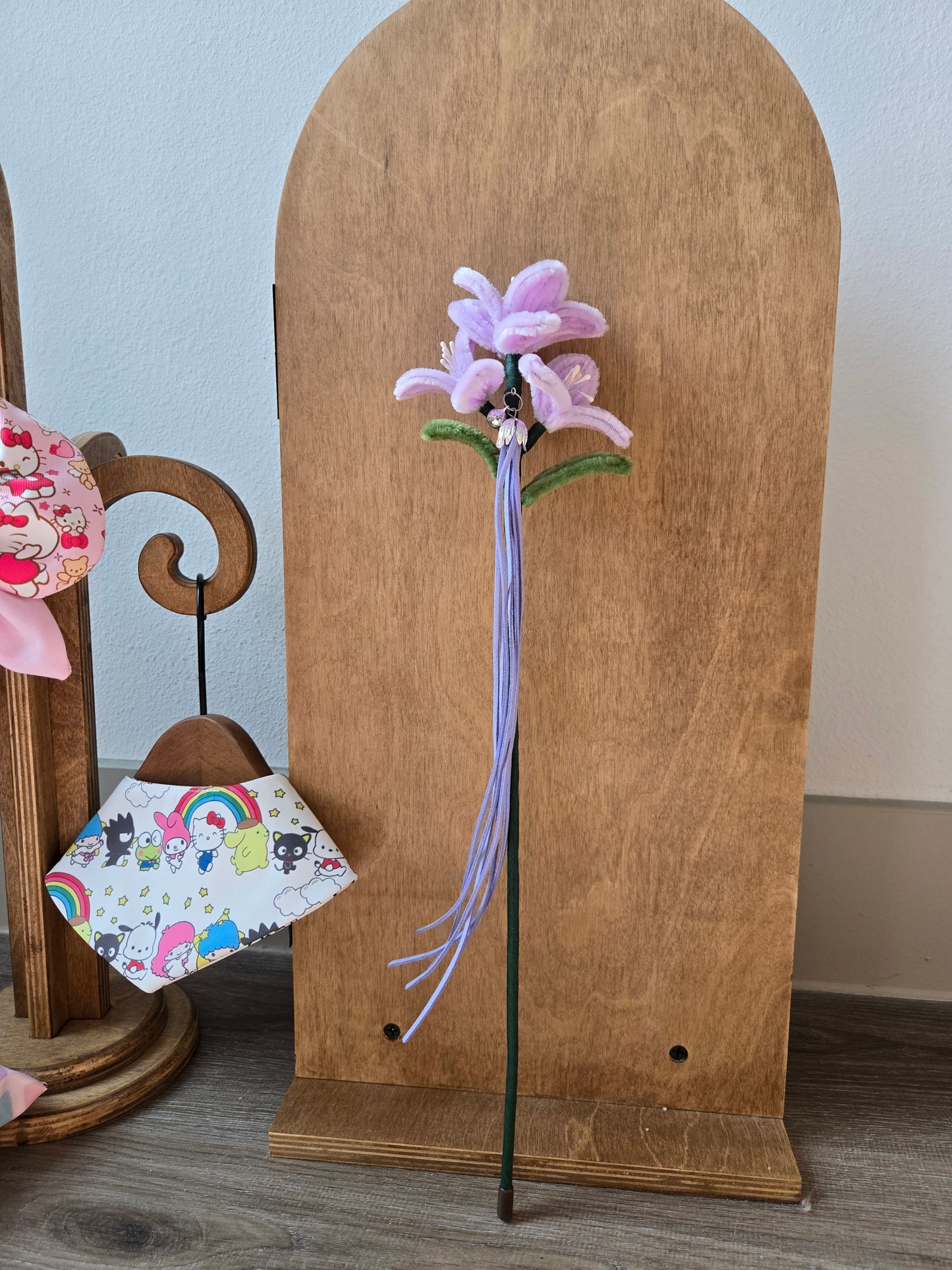 Purple Flower Pet Wand