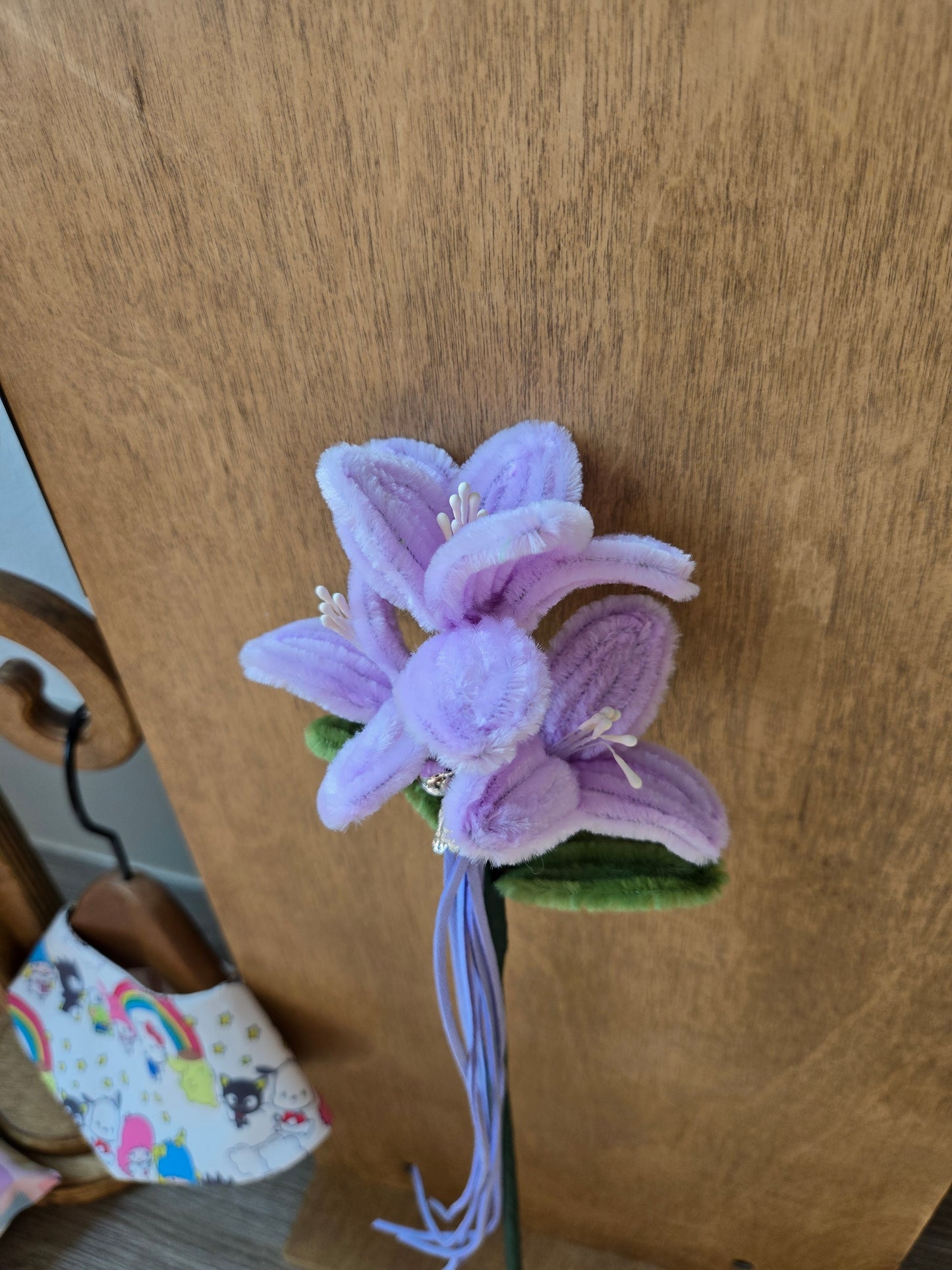 Purple Flower Pet Wand
