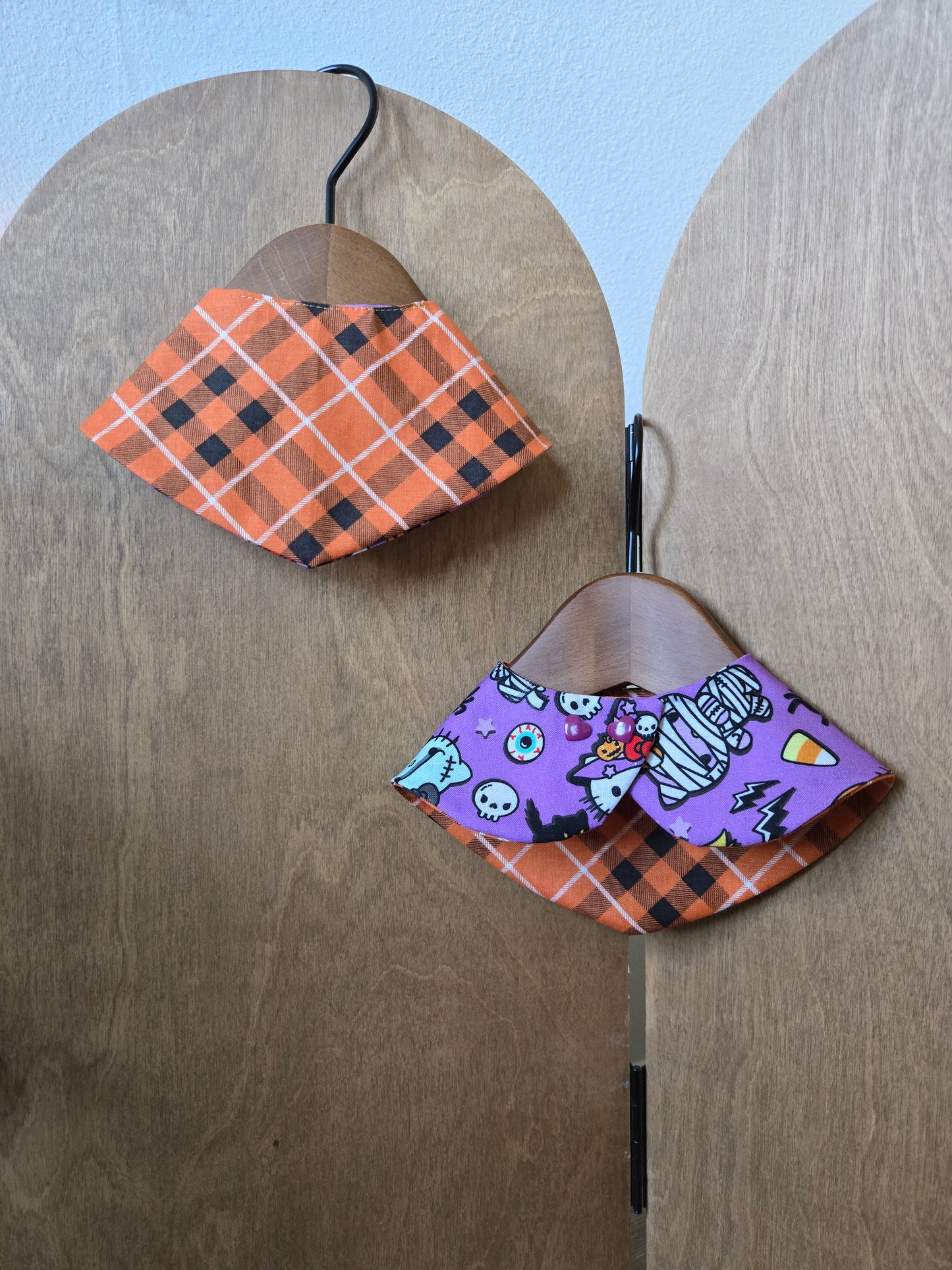 Hallo-Kawaii Pet Bandana (reversible 4-way wear)