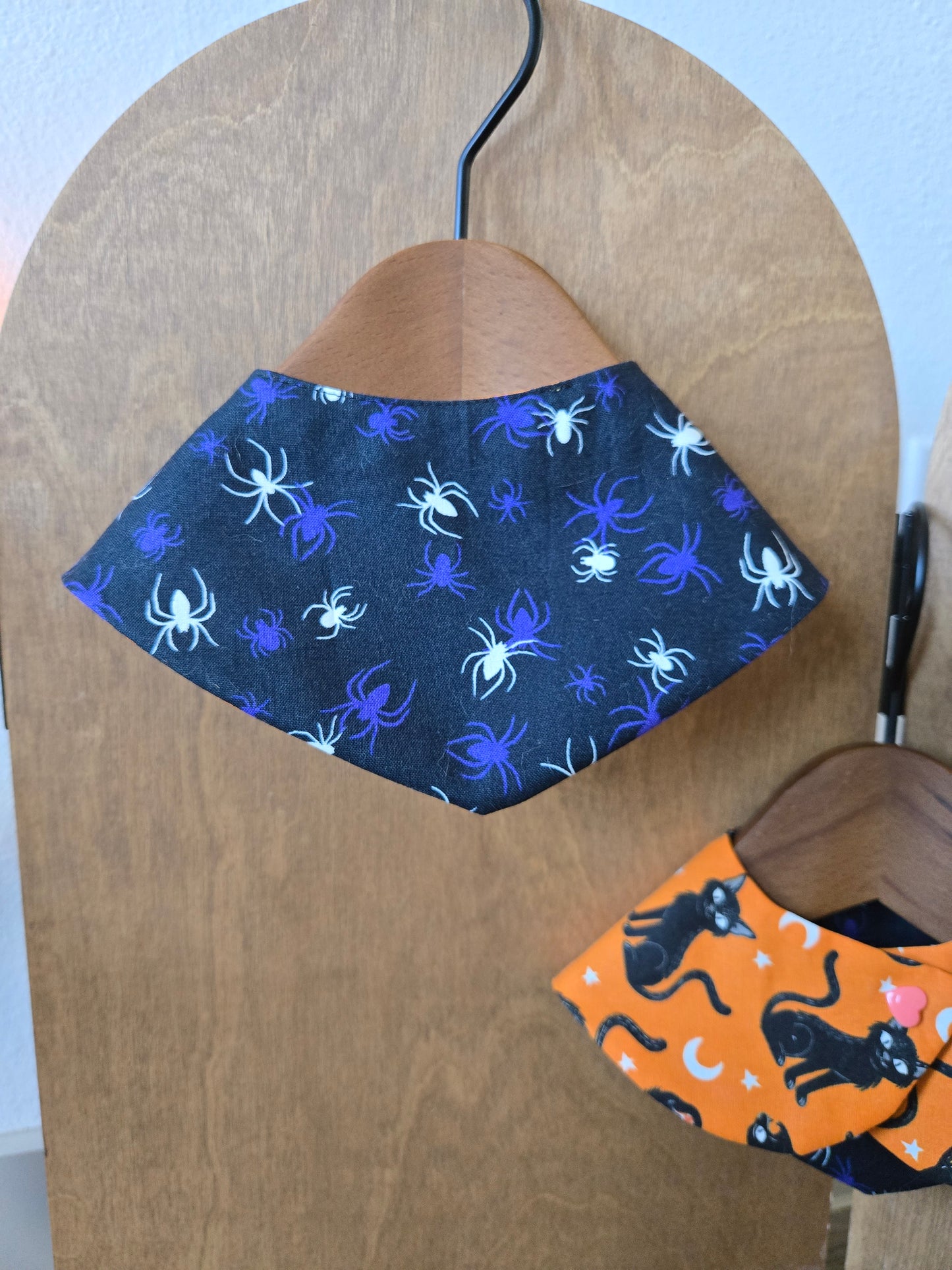 Witching Hour Pet Bandana (Glow in the dark) (reversible 4-way wear)