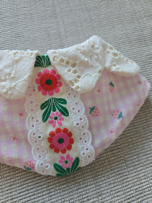 Sweet Beary Pet Bandana (reversible 4-way wear)