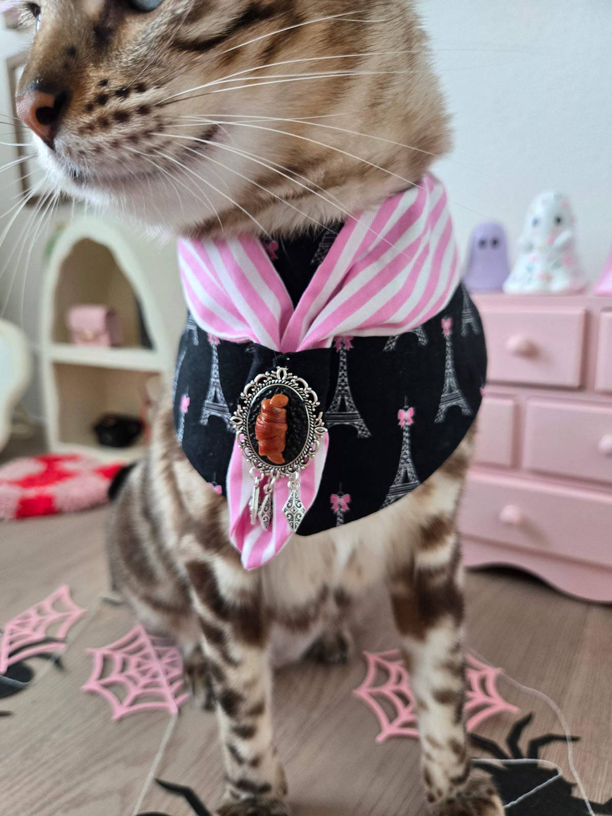Le Forbidden Croissant Pet Bandana