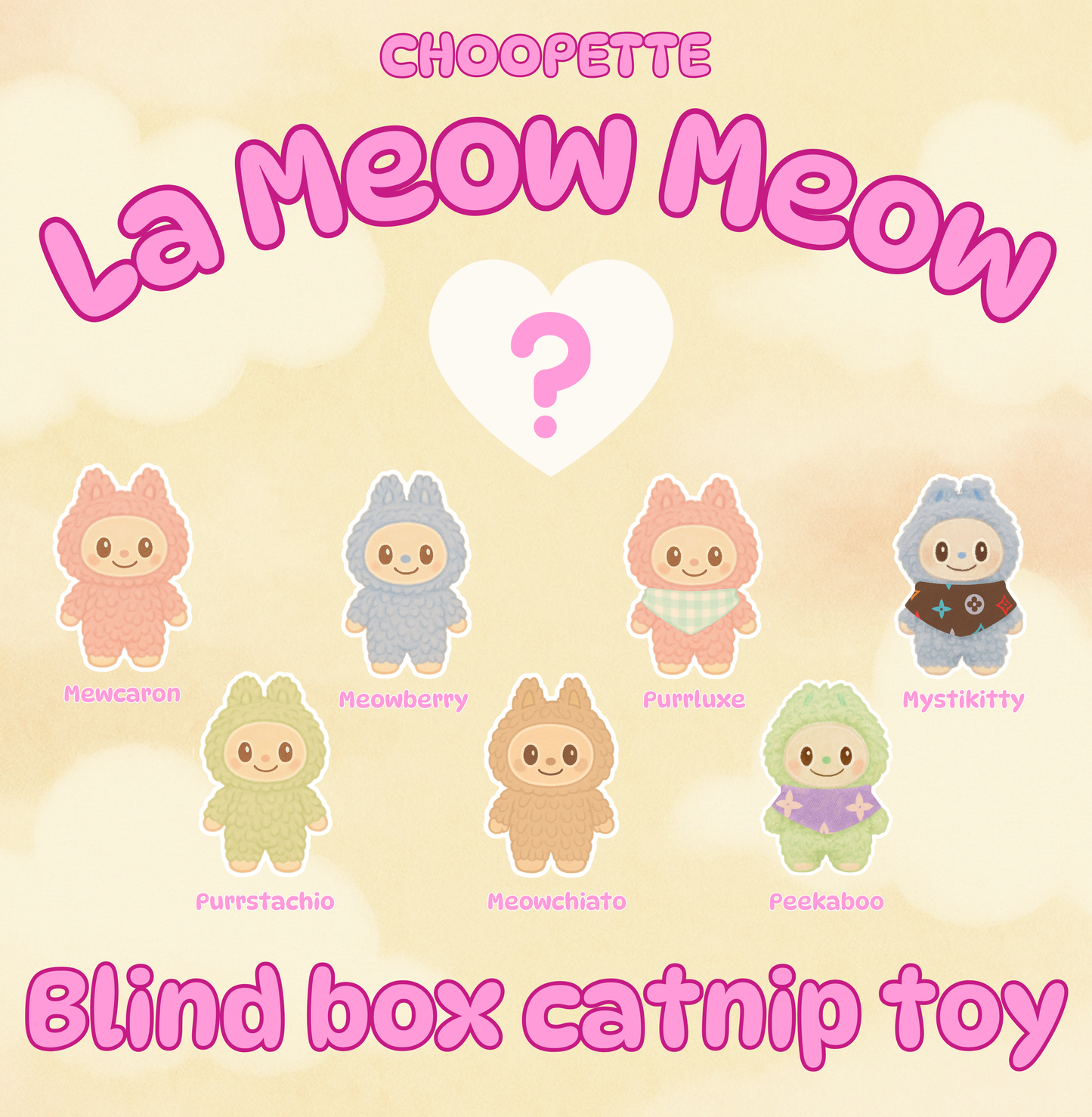 La Meow Meow Blind Box Catnip Toy