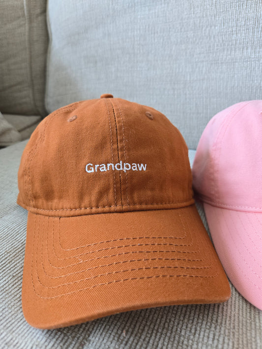 Grand Pawrents Adult Cap