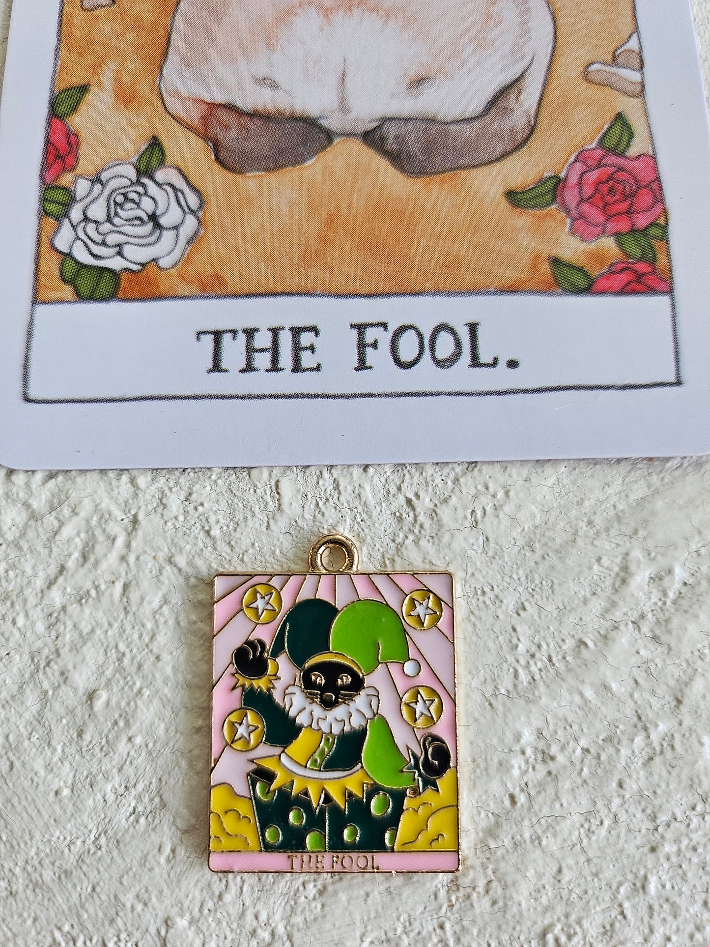 Tarot Card Pet Necklace