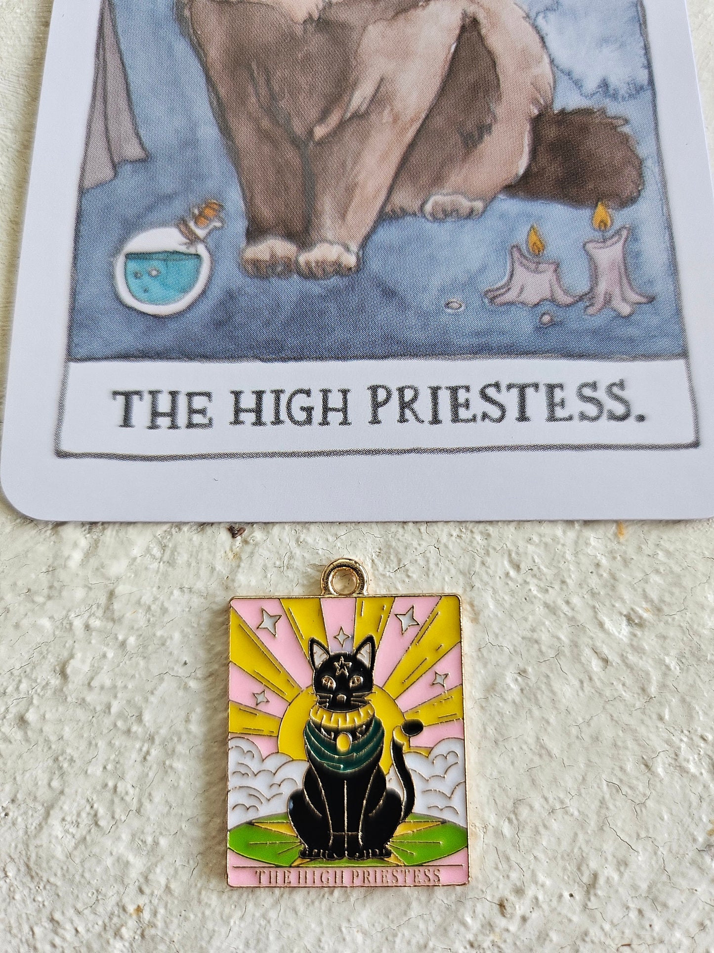 Tarot Card Pet Necklace