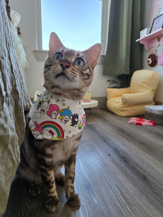 Little Twin Paws Pet Bandana (reversible 4-way wear)
