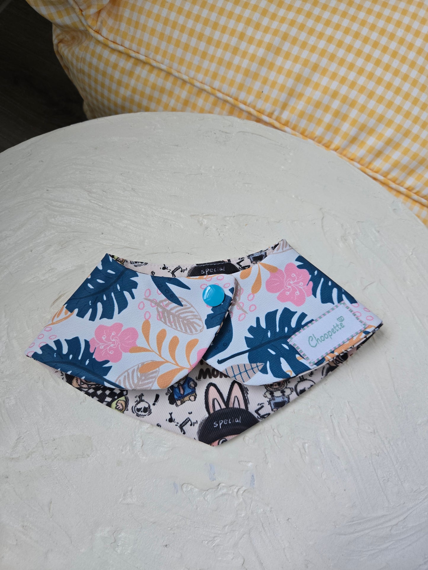 La Meow Meow Pet Bandana (reversible 4-way wear)