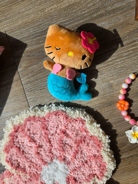 Suntanned Meowllo Kitty Plushie Keychain (Free with orders over $50)