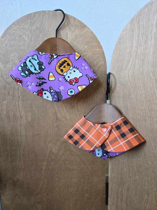 Hallo-Kawaii Pet Bandana (reversible 4-way wear)