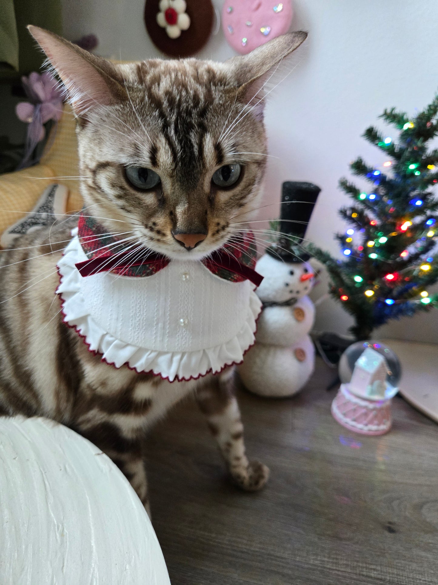 Winter Tea Party Pet Bandana