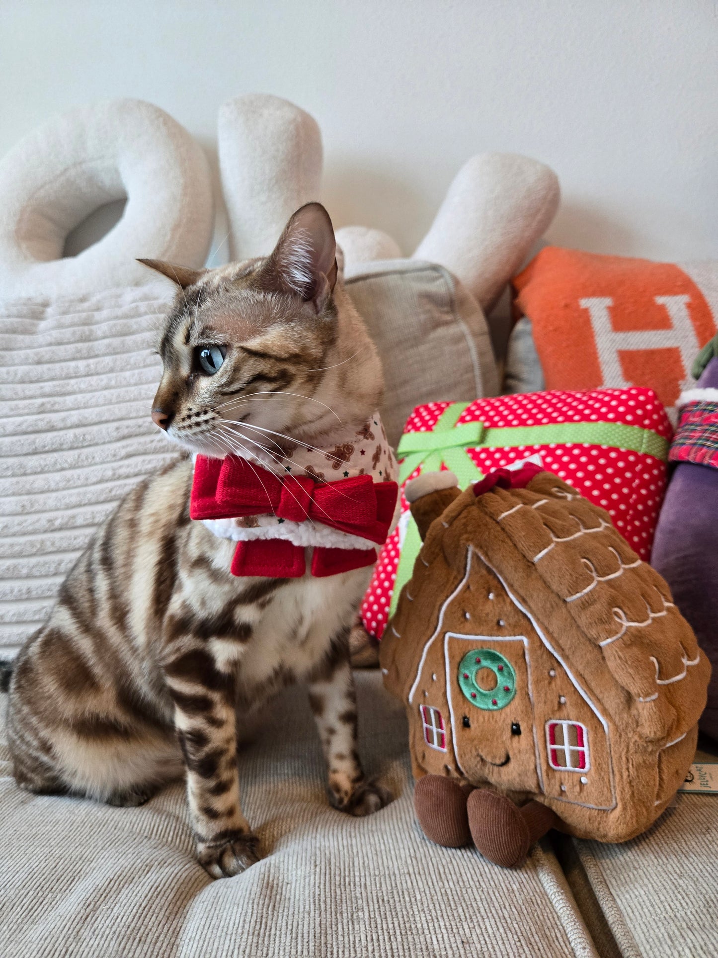 Gingerbread Bakery Pet Bandana