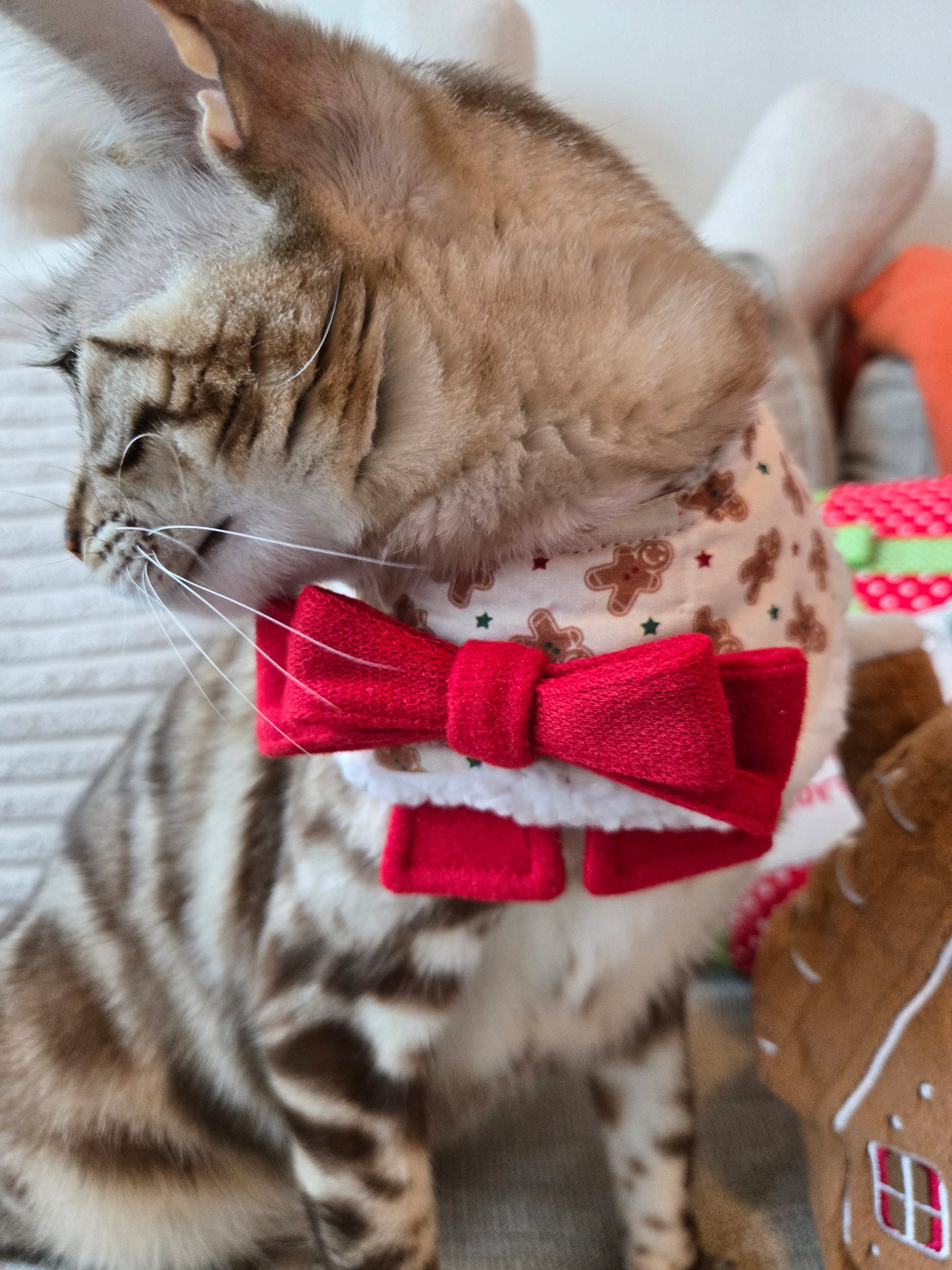 Gingerbread Bakery Pet Bandana