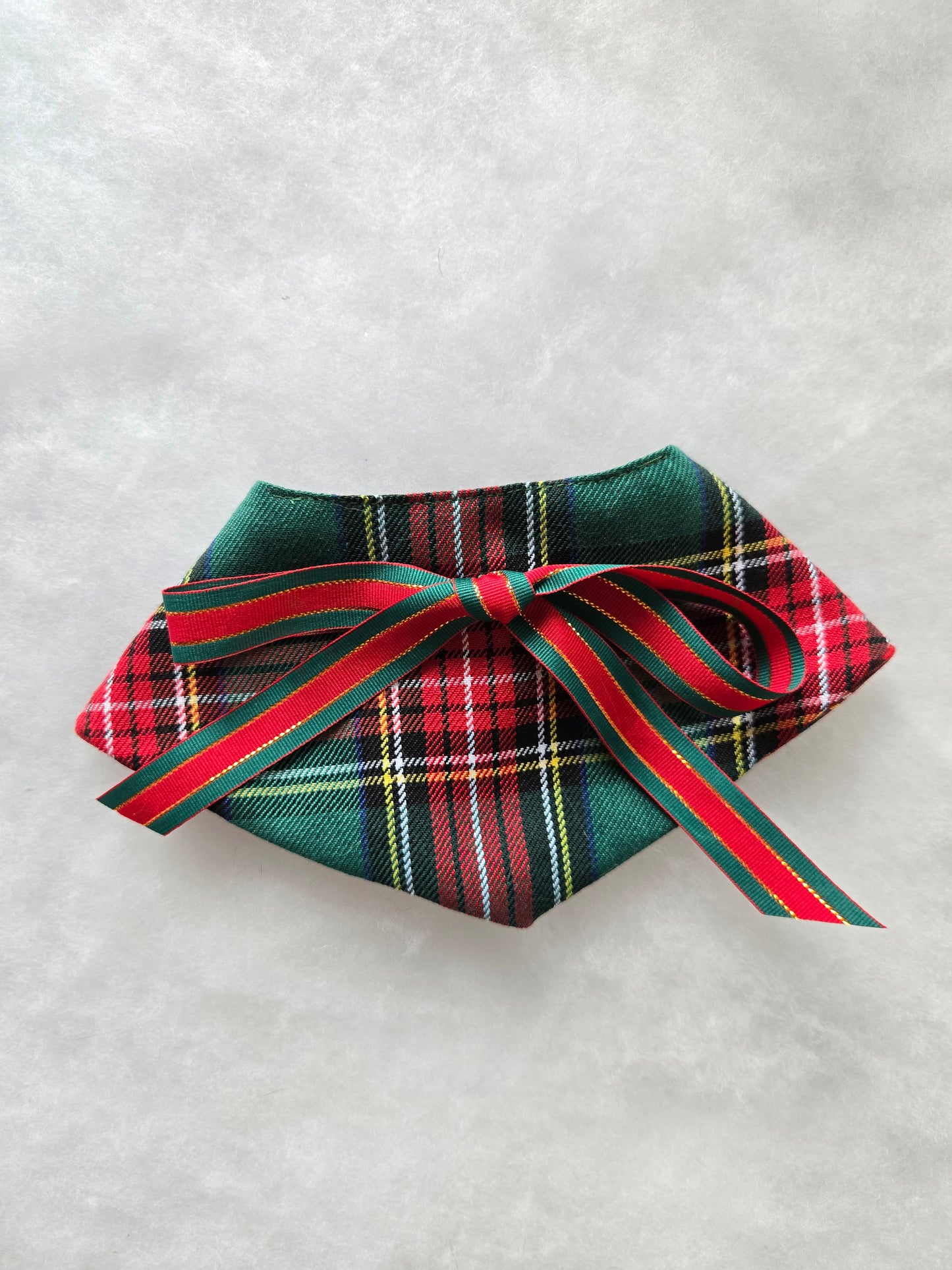 Holiday Tartan 4-way Pet Bandana