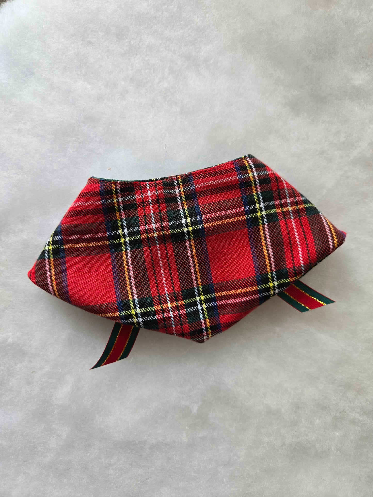 Holiday Tartan 4-way Pet Bandana