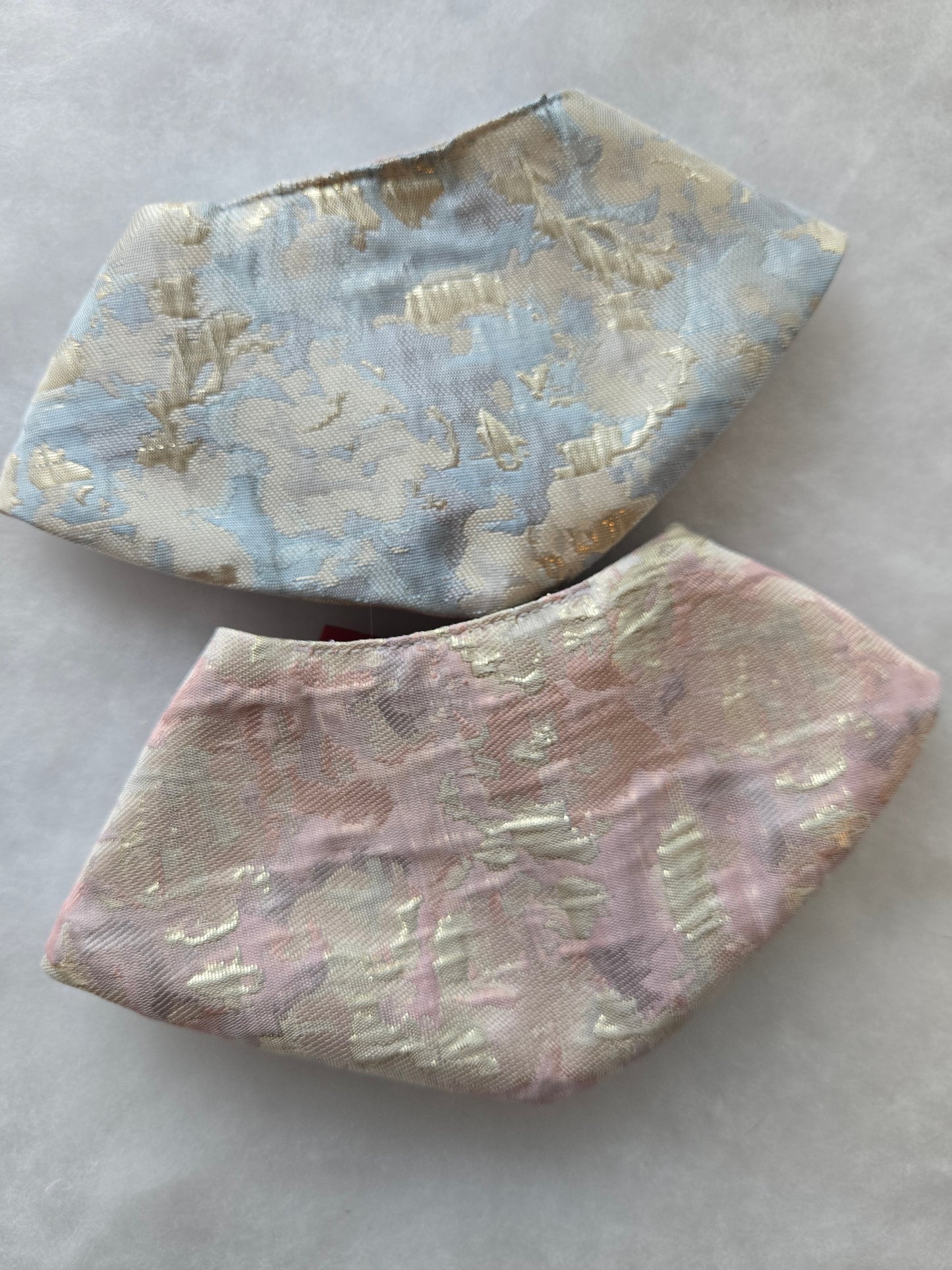 Silk Glacier Bow Collar  Pet Bandana