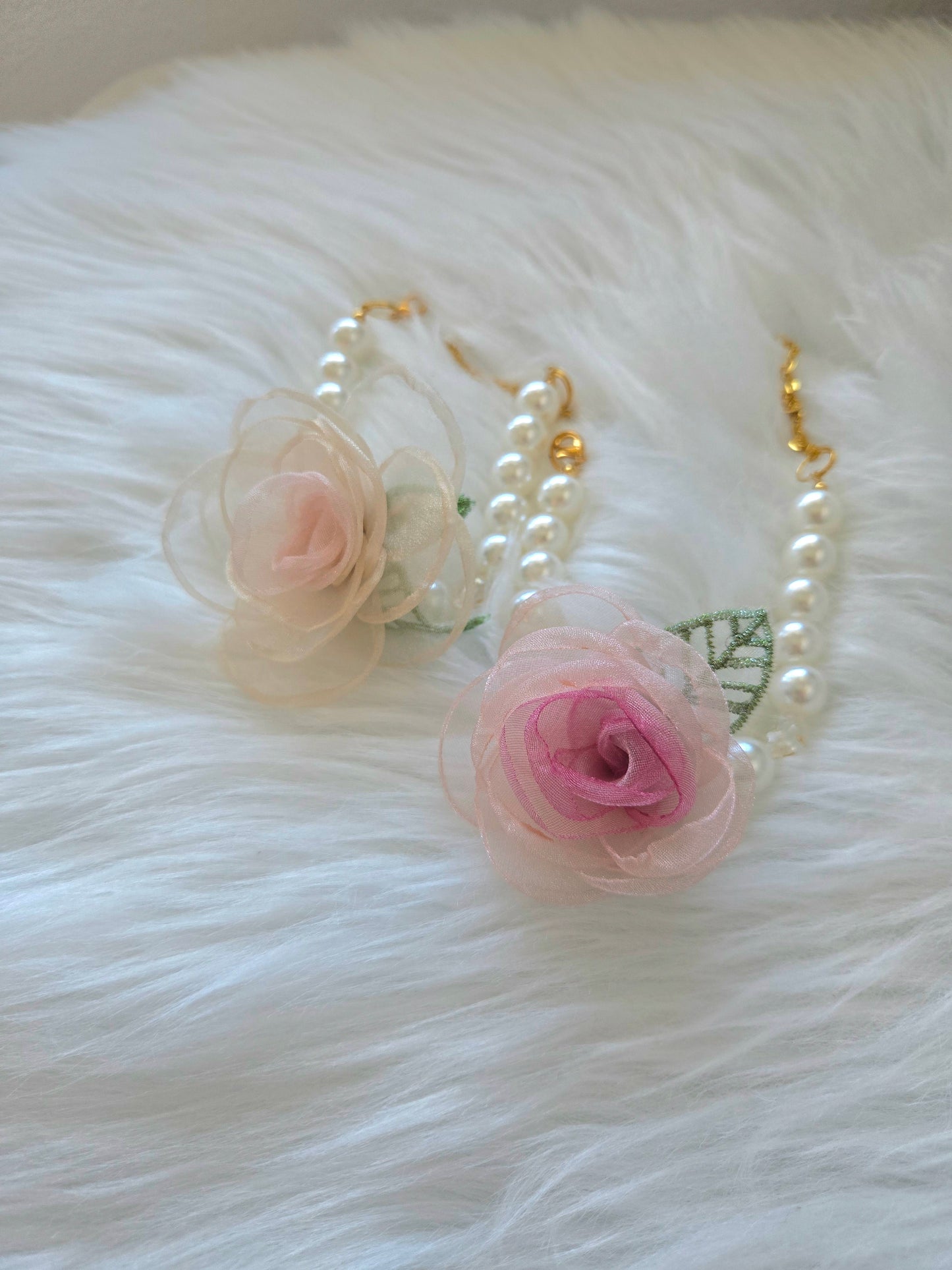 My Petite Rosette Pet Necklace