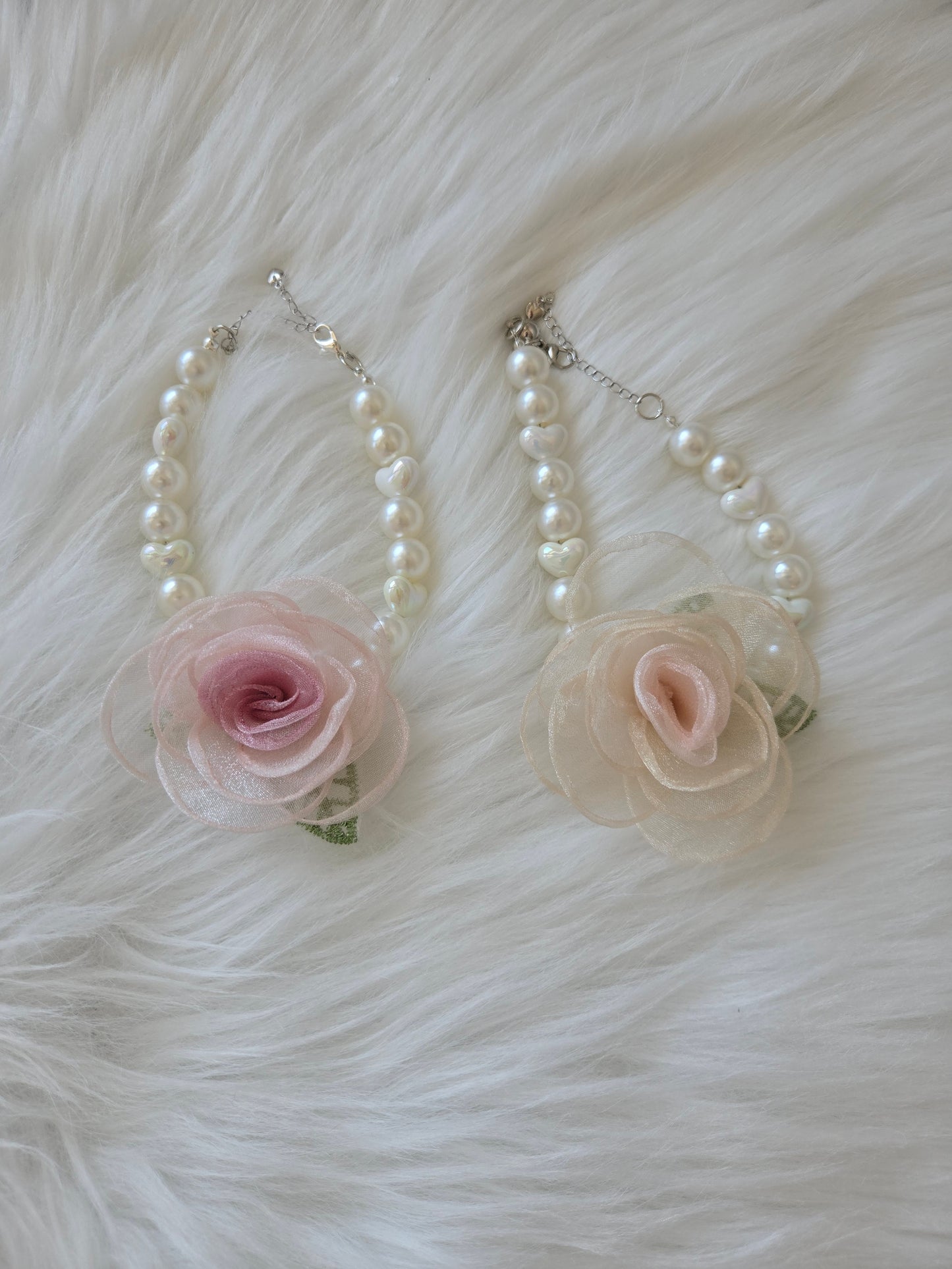 My Petite Rosette Pet Necklace