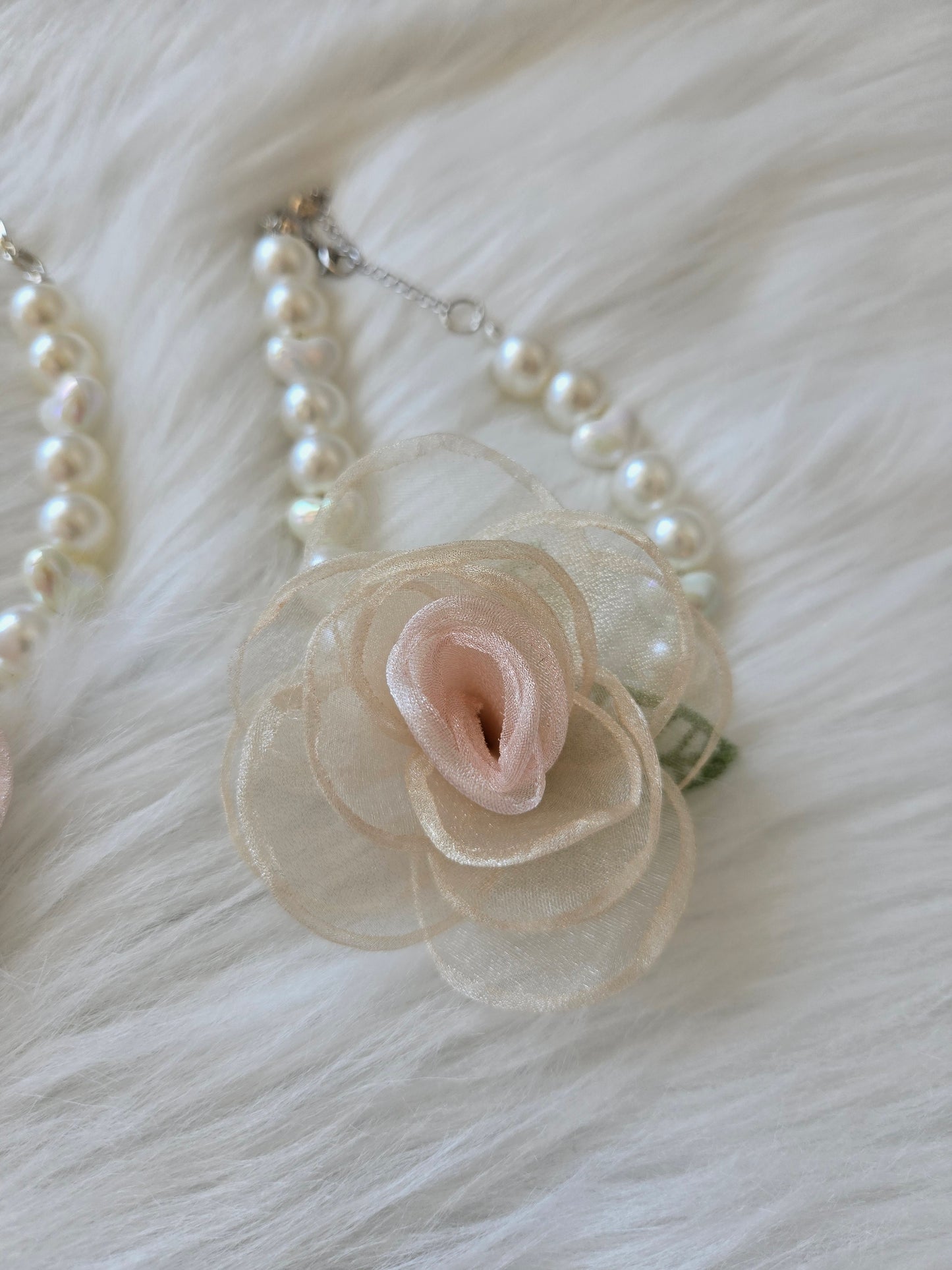 My Petite Rosette Pet Necklace