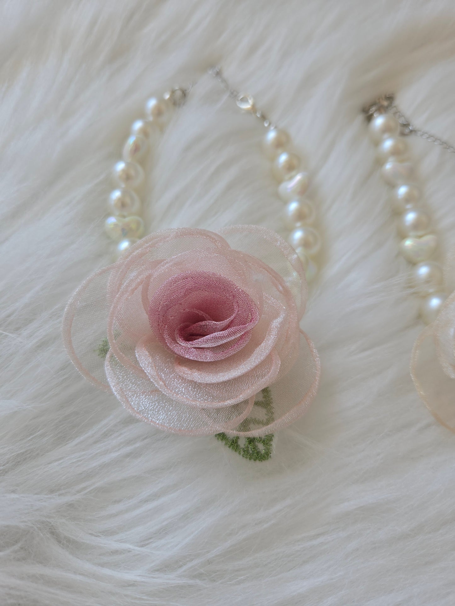 My Petite Rosette Pet Necklace