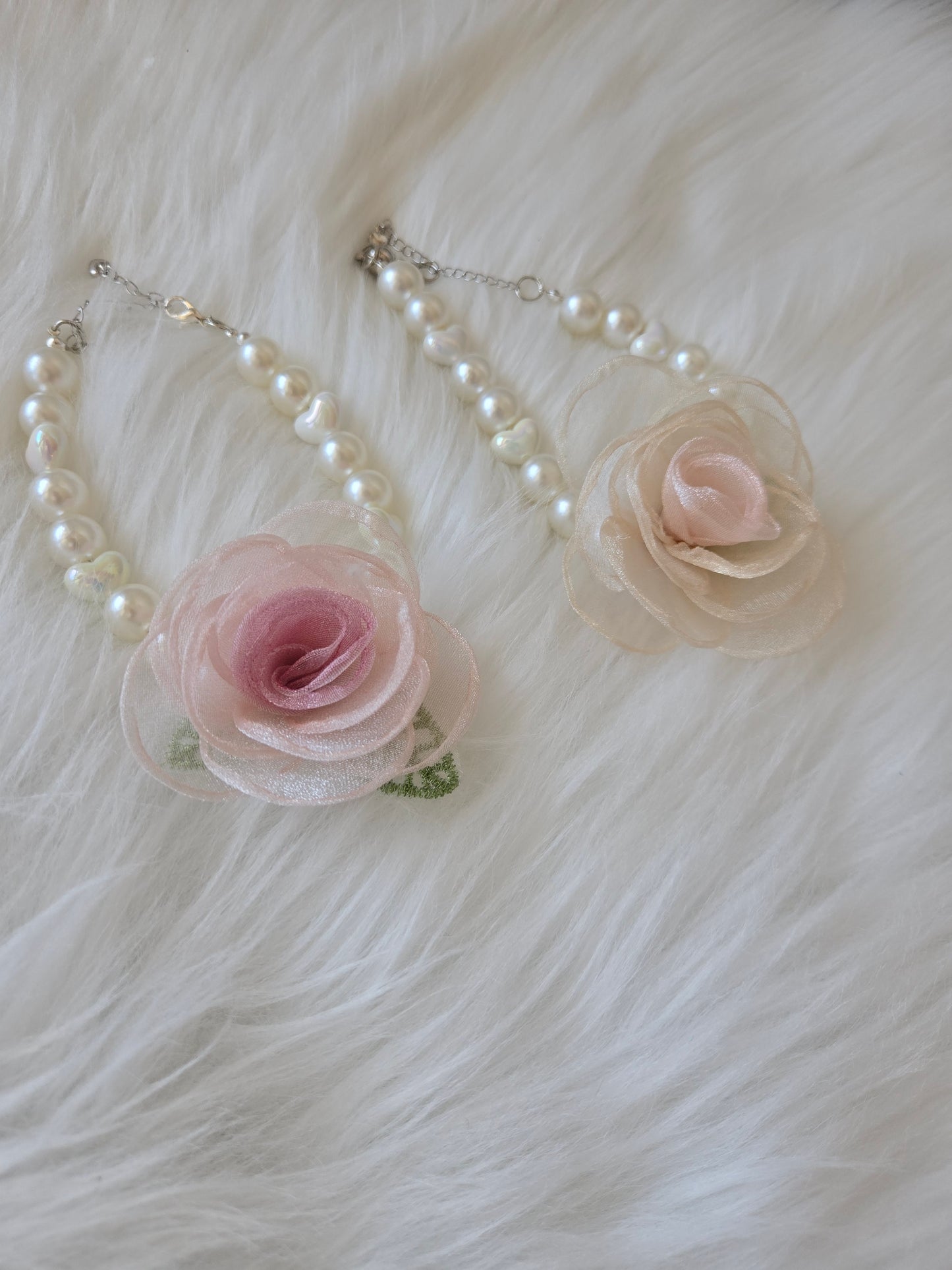 My Petite Rosette Pet Necklace