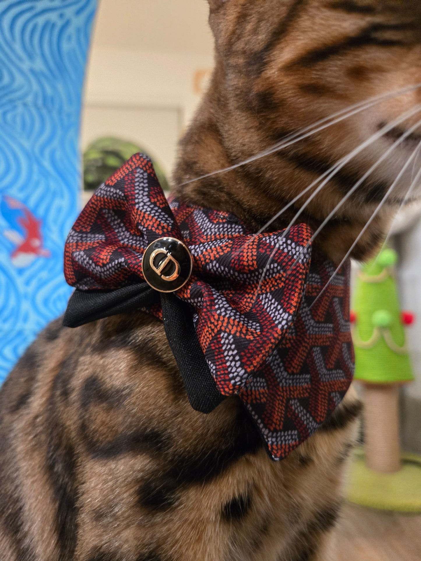 Grrryard Black tie Pet Bandana
