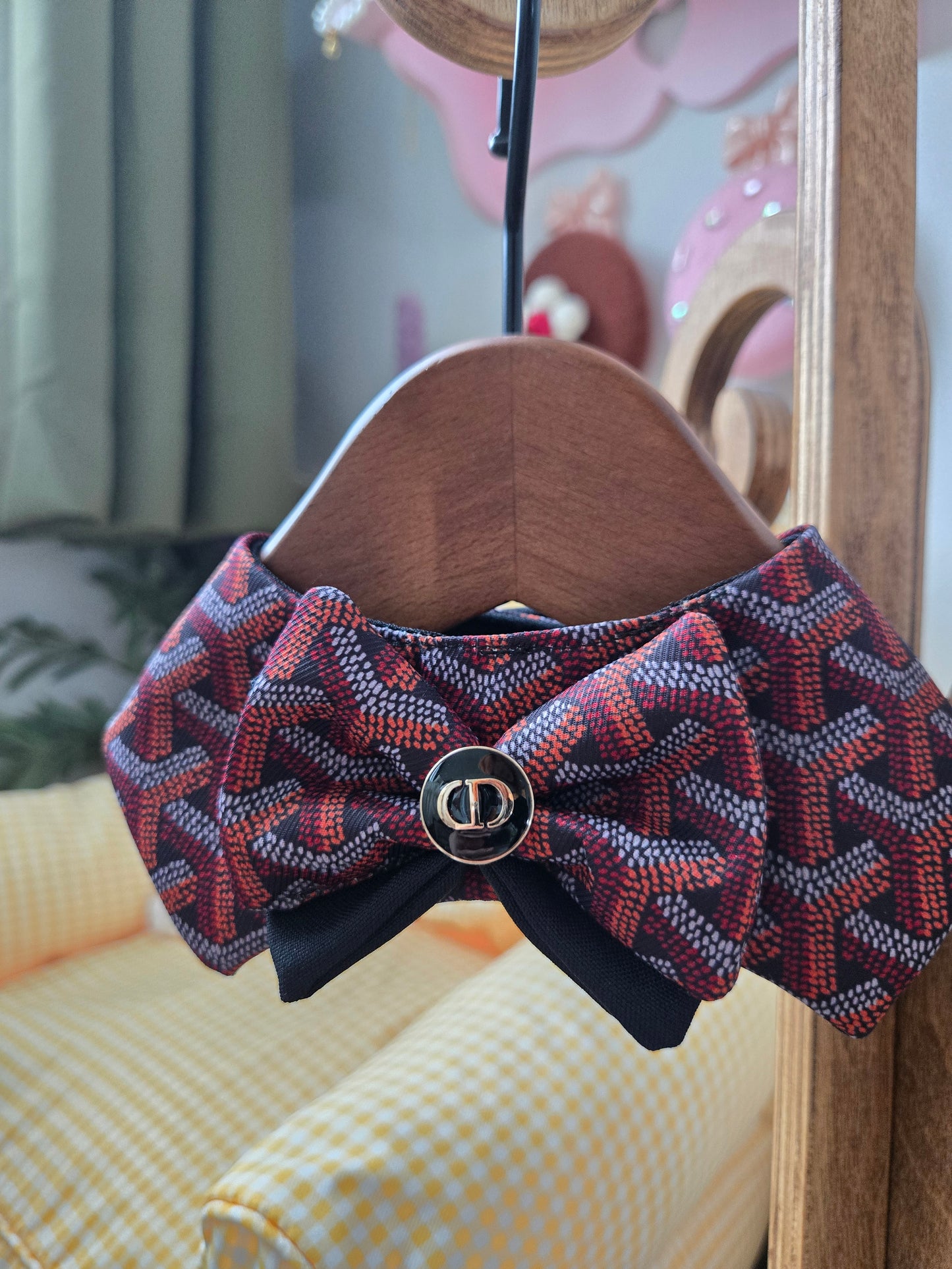 Grrryard Black tie Pet Bandana