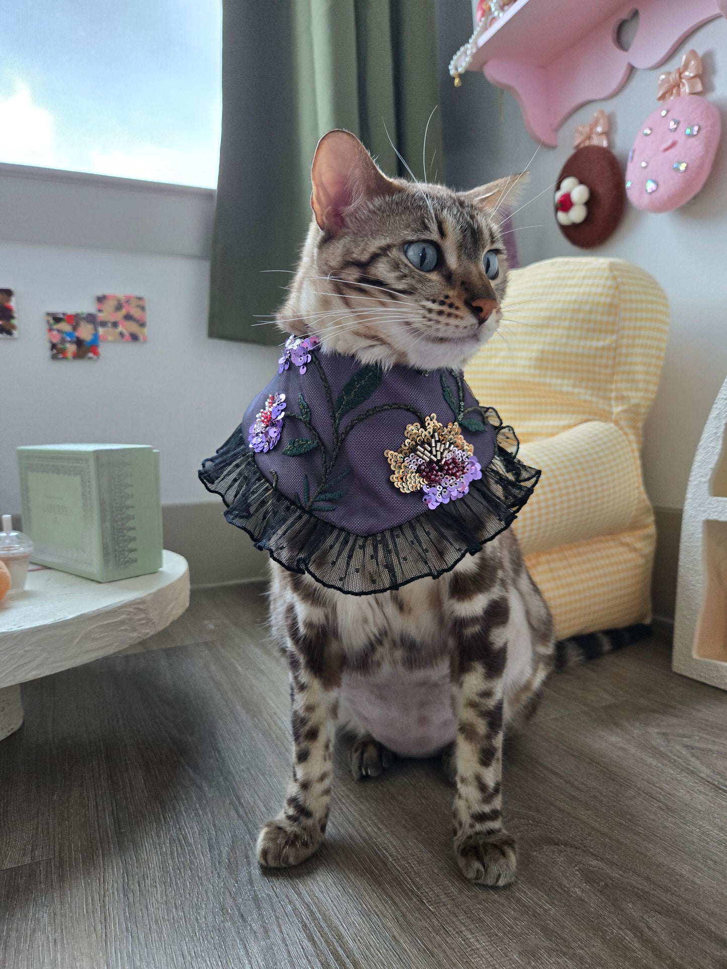 La Dahlia Noire Pet Bandana (En Couture collection)
