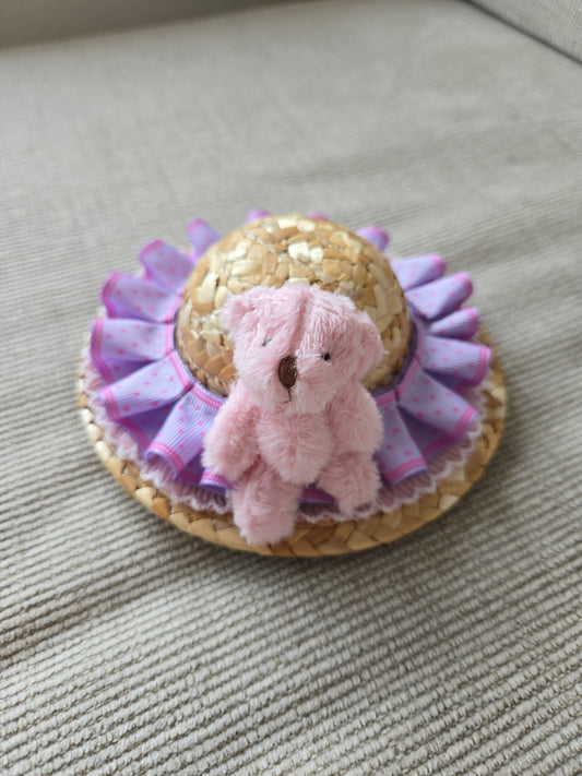 Strawbeary Picnic Pet Hat