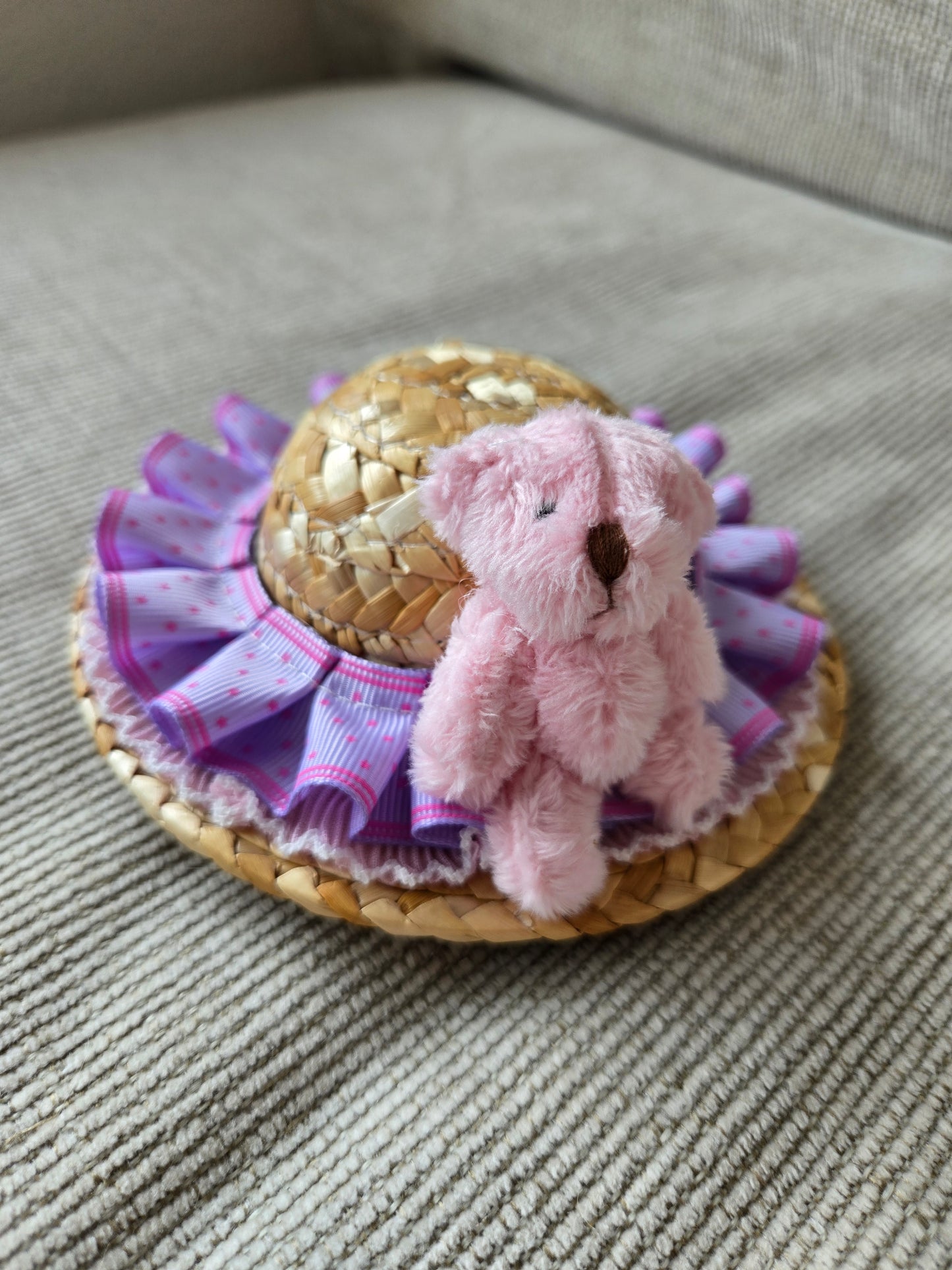 Strawbeary Picnic Pet Hat