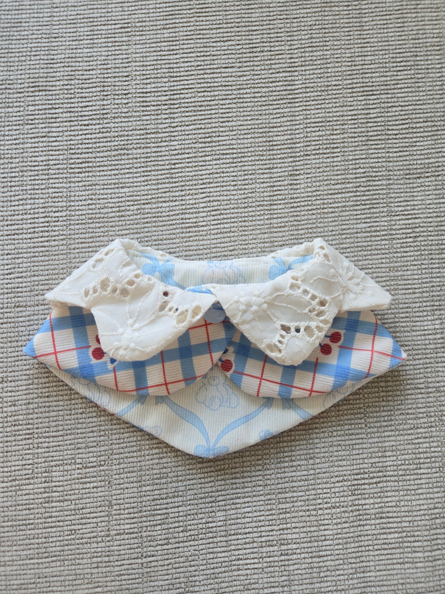 Petite bear Pet Bandana (reversible 4-way wear)
