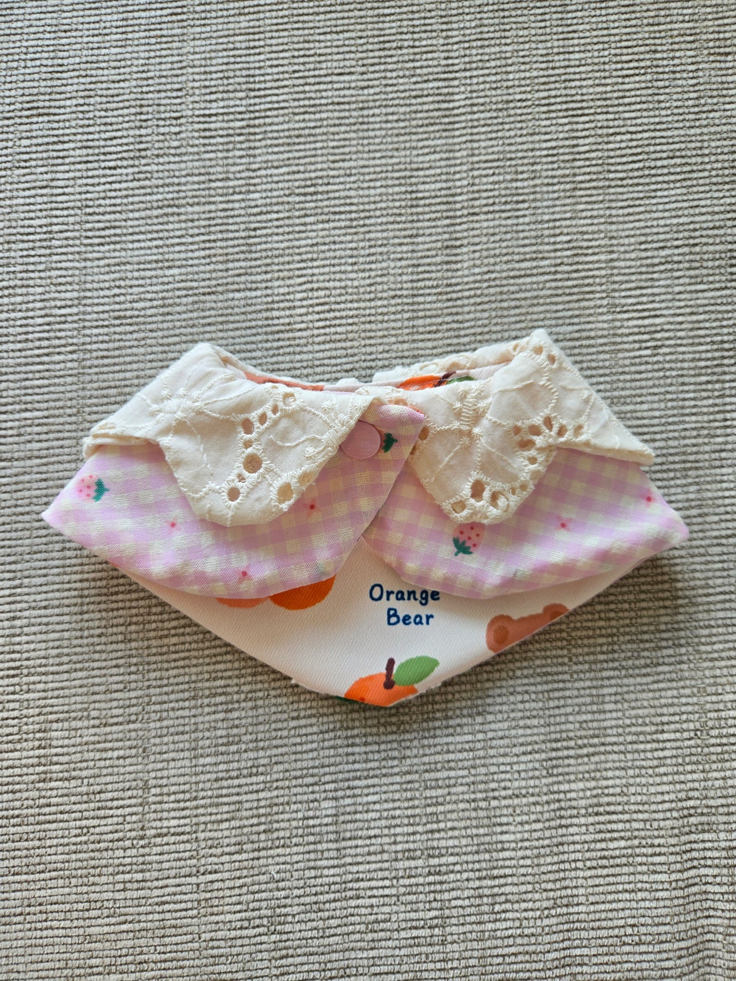 Sweet Beary Pet Bandana (reversible 4-way wear)