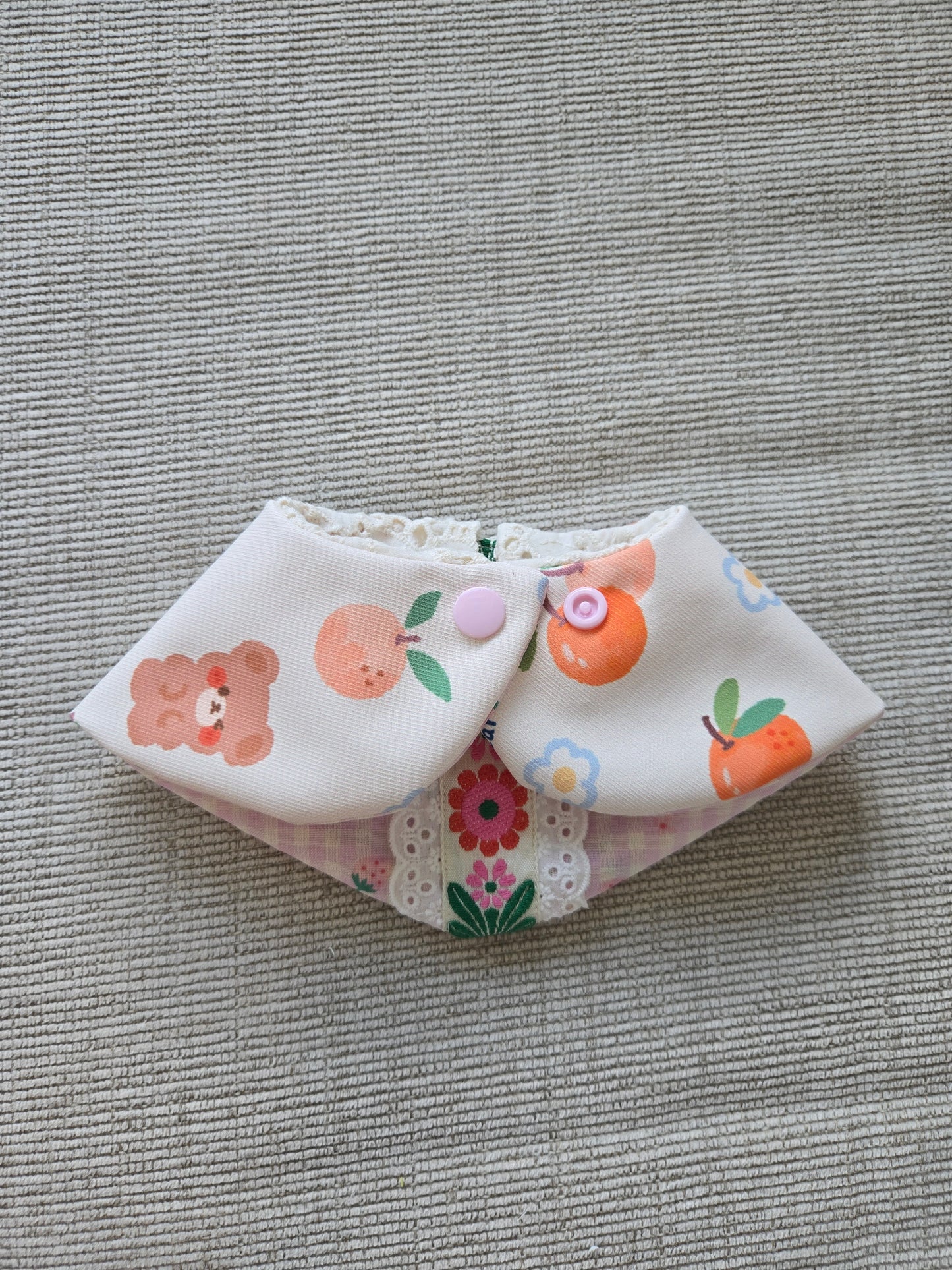 Sweet Beary Pet Bandana (reversible 4-way wear)