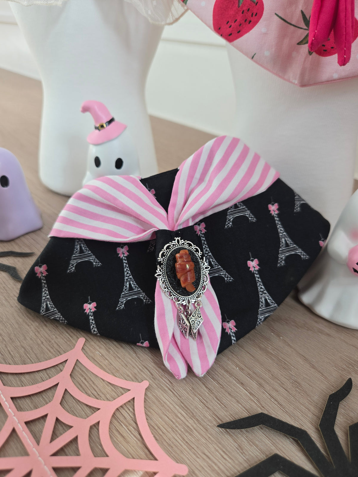 Le Forbidden Croissant Pet Bandana
