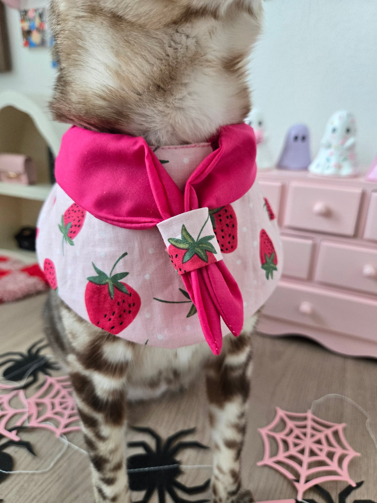 Strawberry Trick-or-Treat Pet Bandana