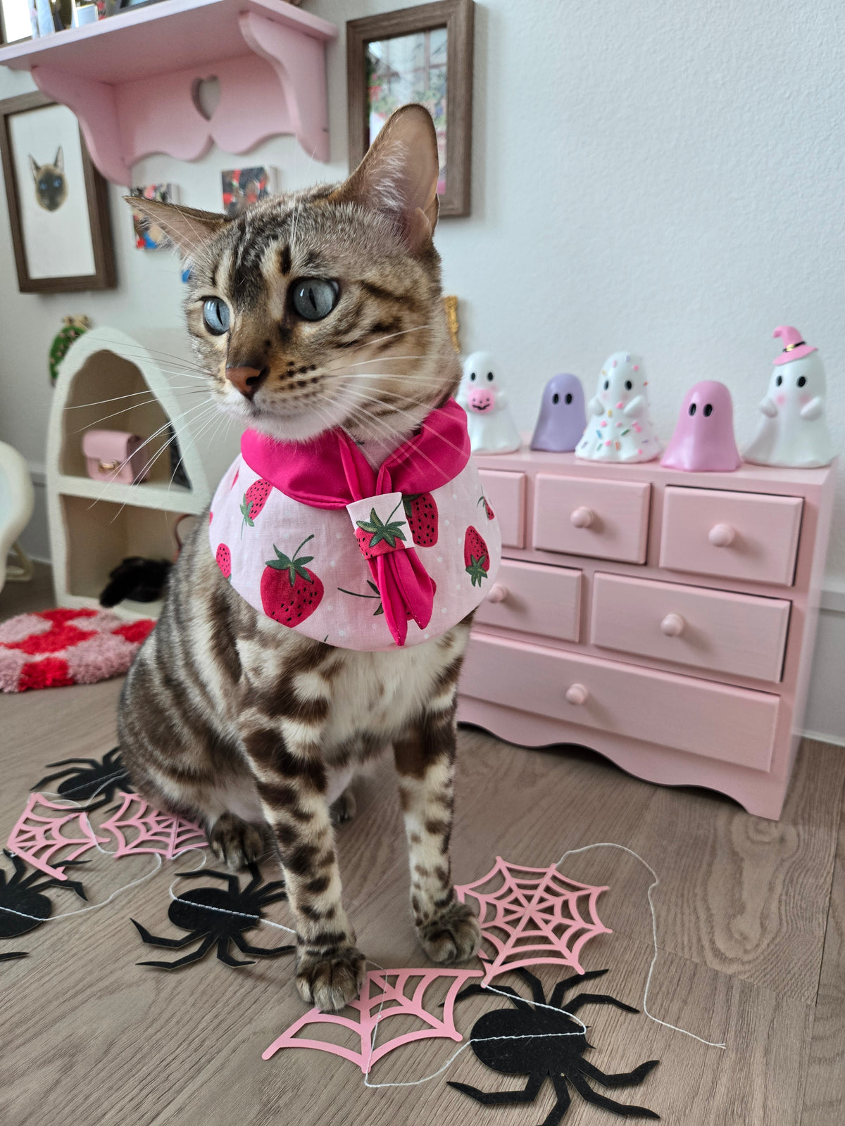 Strawberry Trick-or-Treat Pet Bandana