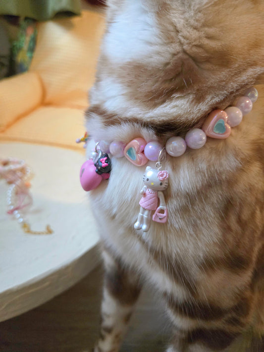 Shopaholic Meowllo Kitty Pet Necklace