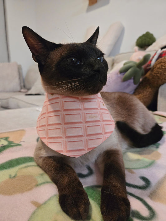 Choco Strawberry Pet Bandana (4-way wear)
